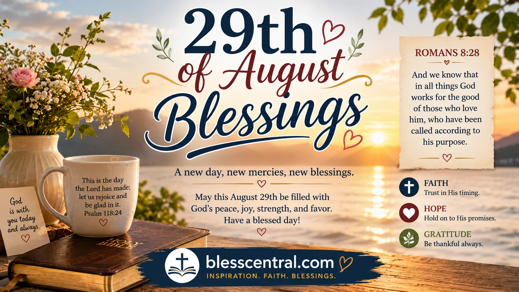 29th of august blessing