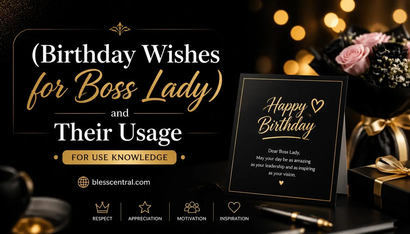 Birthday Wishes for Boss Lady