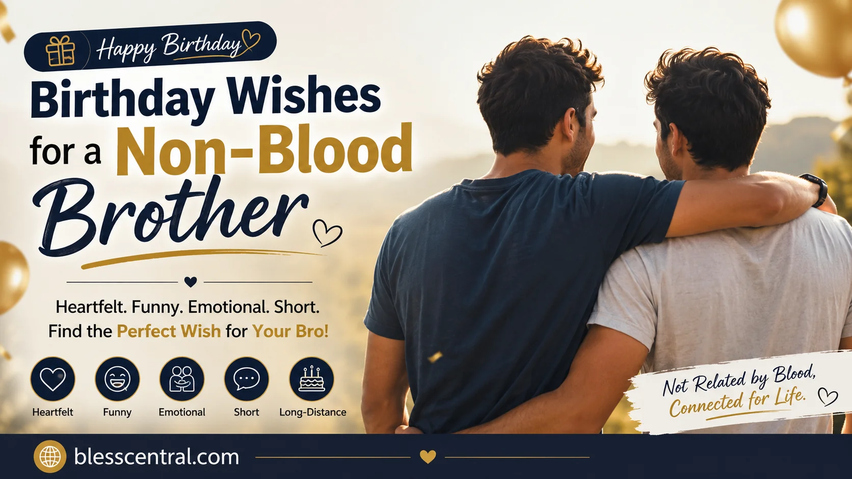 Birthday Wishes for Non-Blood Brother