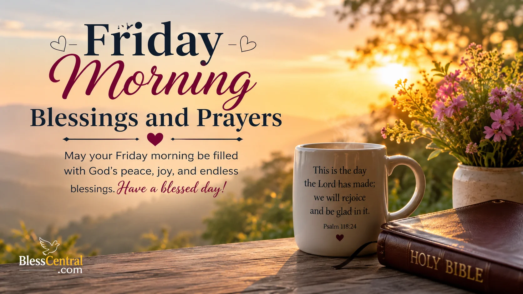 friday morning blessings and prayers