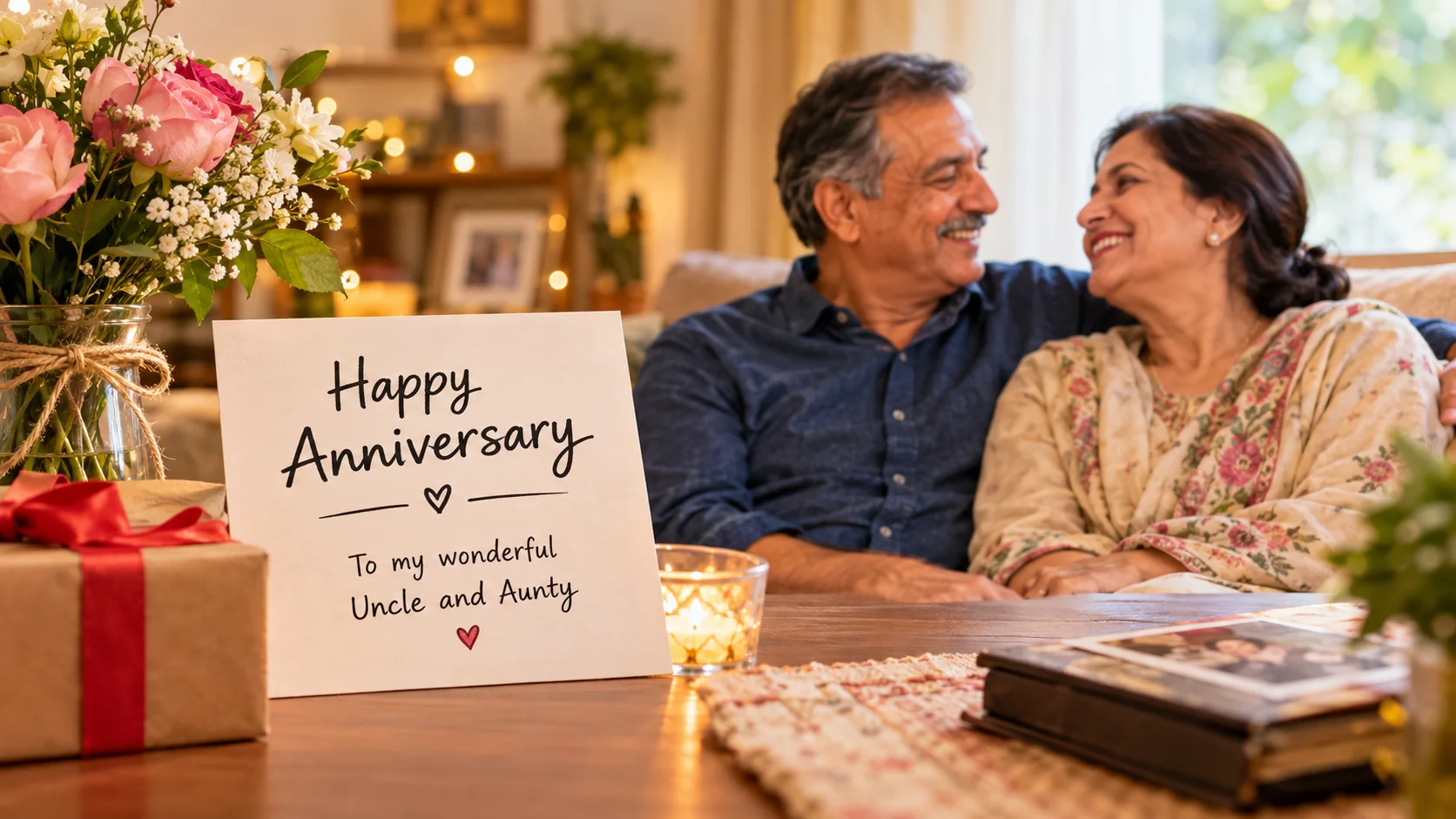 Anniversary Wishes for Uncle and Aunty