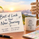Best of Luck in Your New Journey Messages