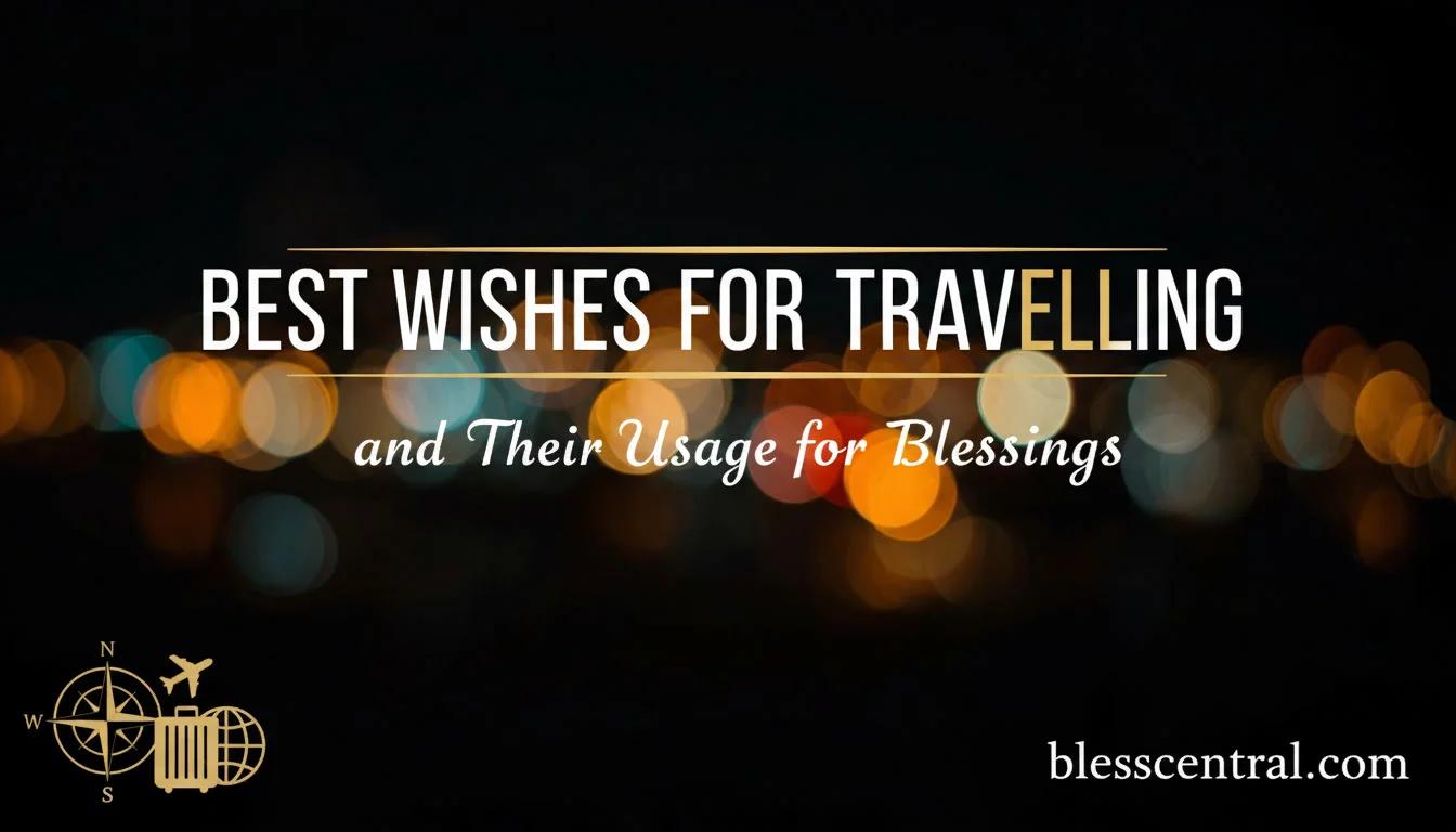 BEST WISHES FOR TRAVELLING