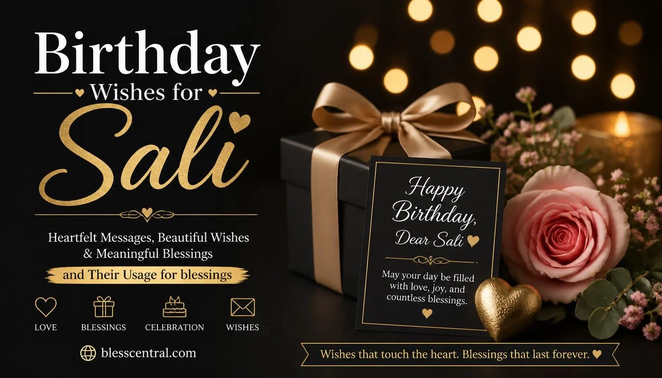Birthday Wishes for Sali