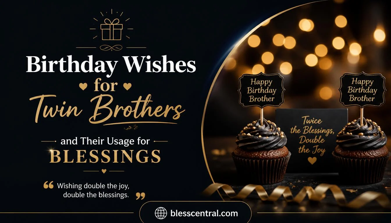 Birthday Wishes for Twin Brothers