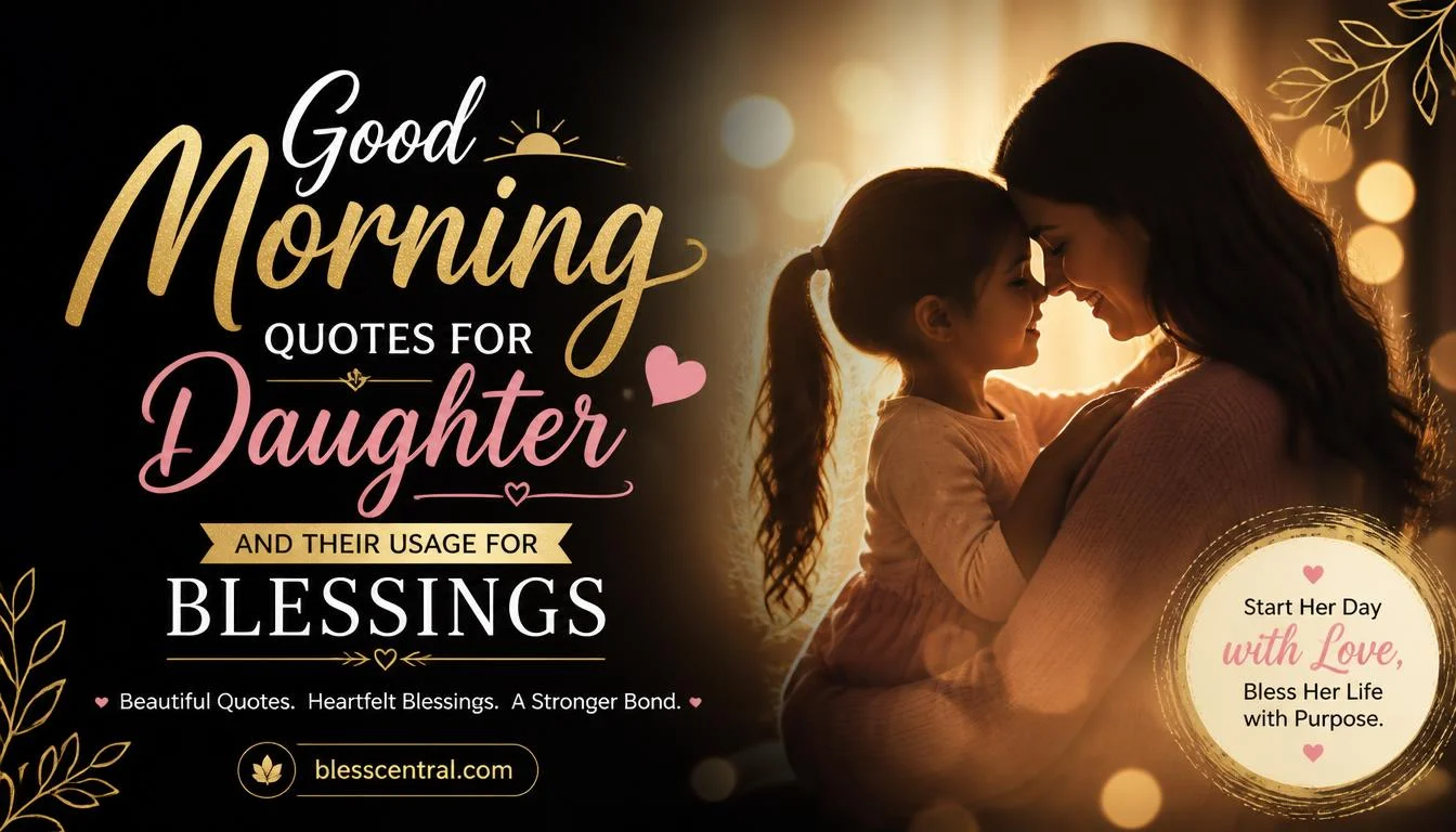Good Morning Quotes for Daughter