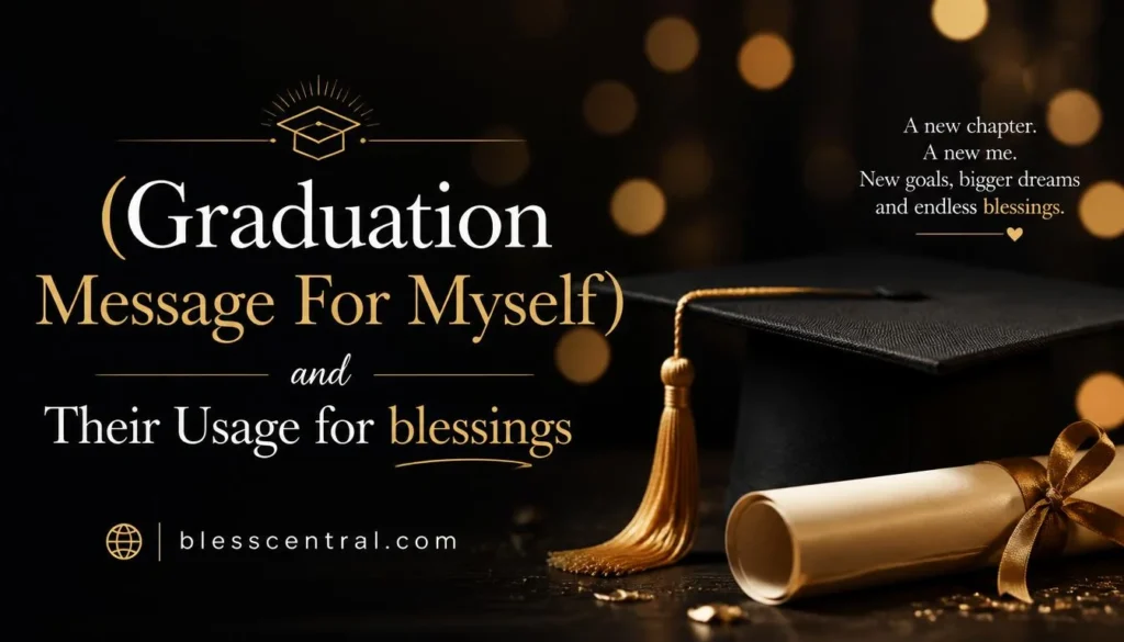 Graduation Message For Myself