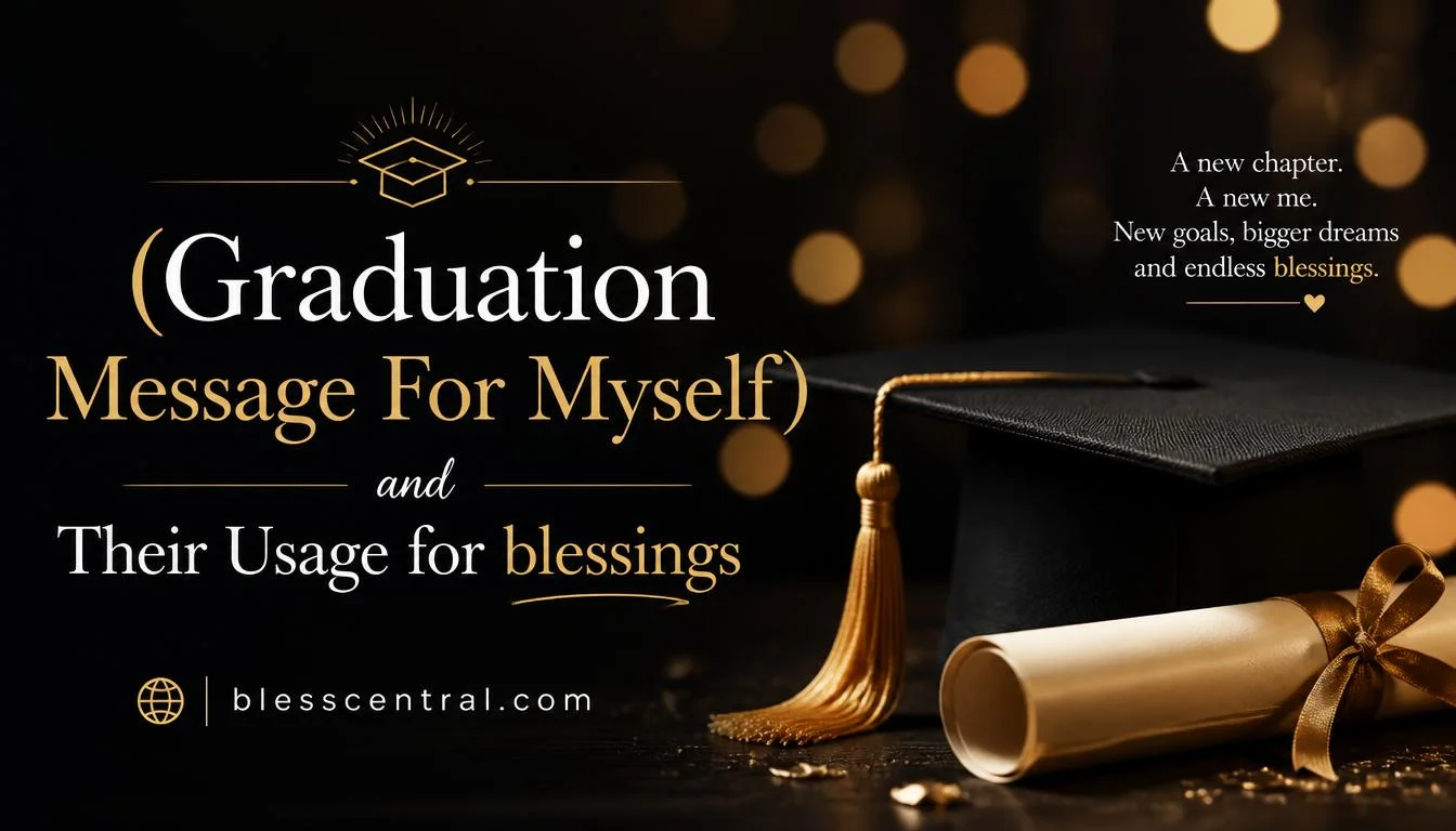Graduation Message For Myself
