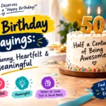 50 Year Old Birthday Sayings