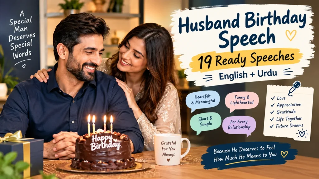 Birthday Speech for Husband