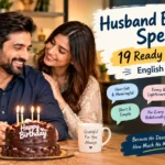 Birthday Speech for Husband