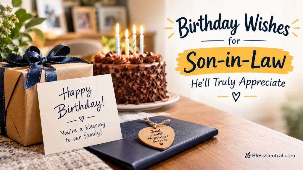 Birthday Wishes for Son-in-Law
